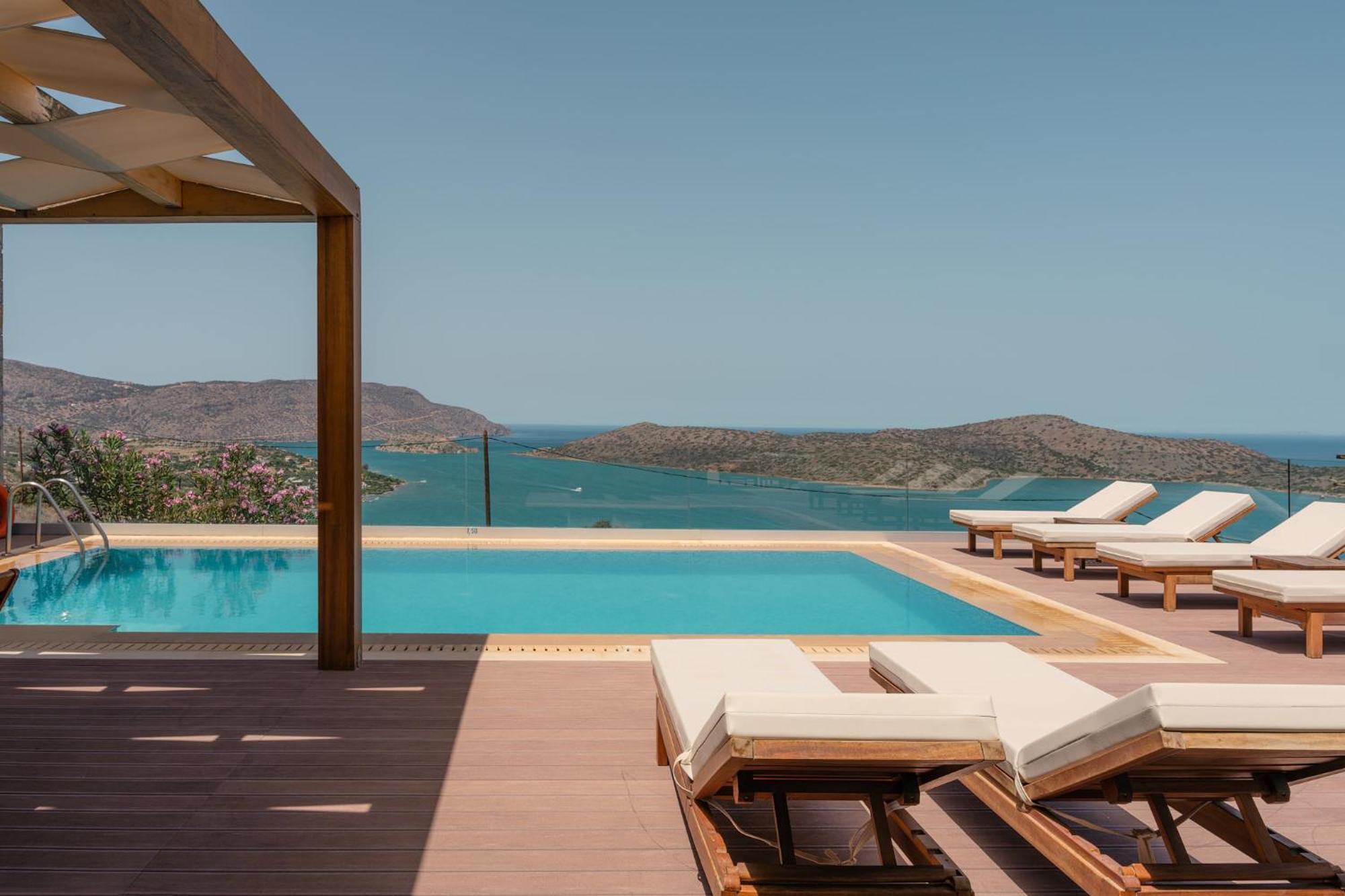 Elounda Panorama Villa Exterior foto