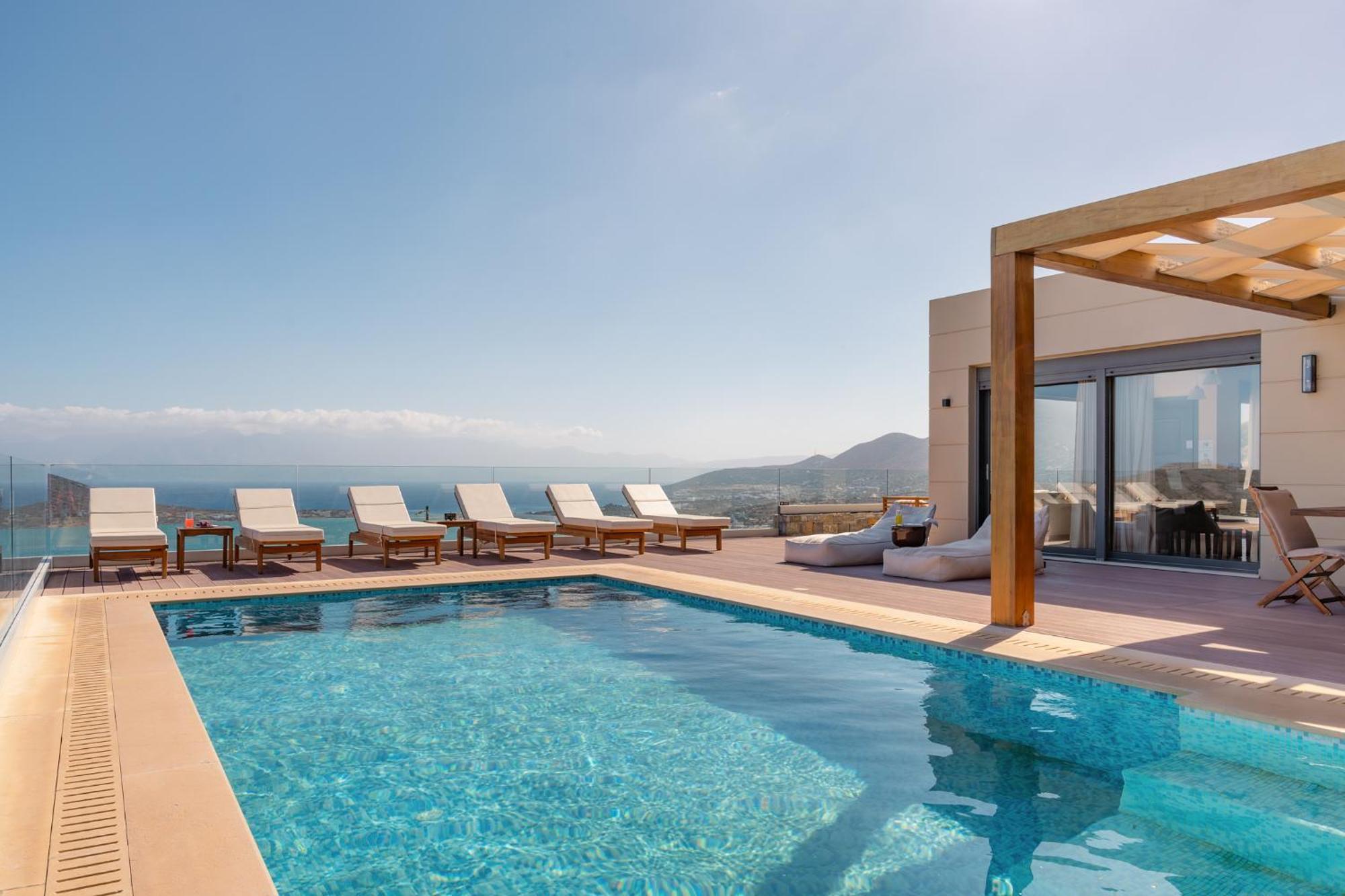 Elounda Panorama Villa Exterior foto